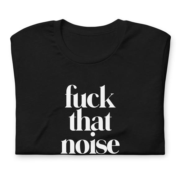 Fuck That Noise In Your Head Yoga Bitch Buttery Soft Loose Fit Tee NWT - Picture 9 of 16
